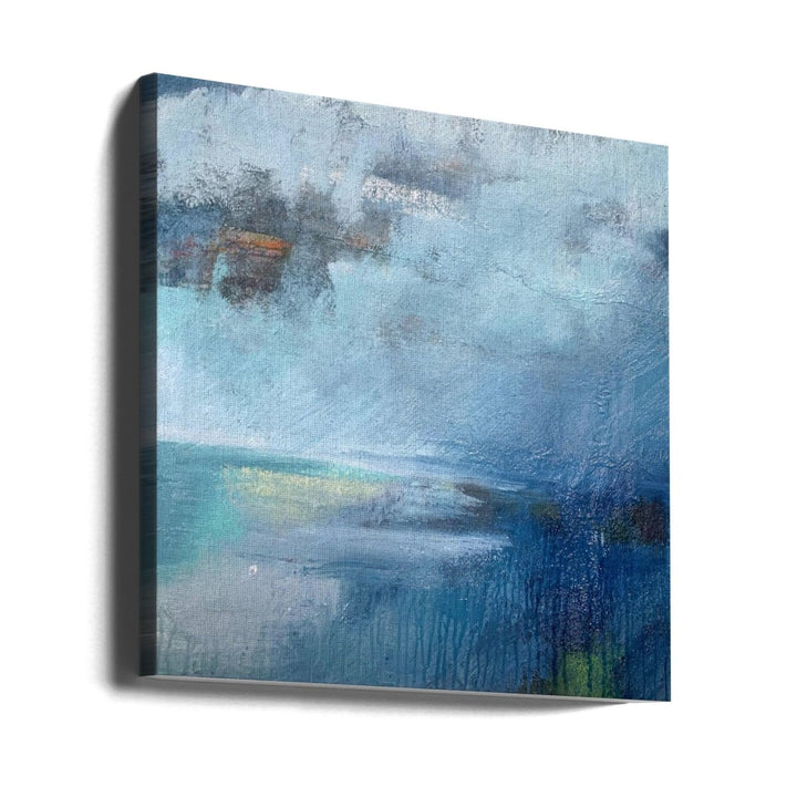 Tranquil seascape painting - Square Stretched Canvas, Poster or Fine Art Print - I Heart Wall Art - Poster Print, Canvas Print or Framed Art Print