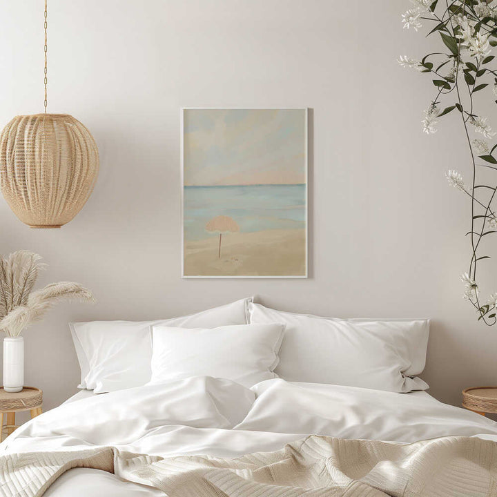 Tranquil Shoreline - Stretched Canvas Poster or Fine Art Print