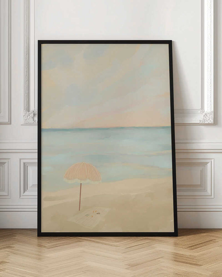 Tranquil Shoreline - Stretched Canvas Poster or Fine Art Print