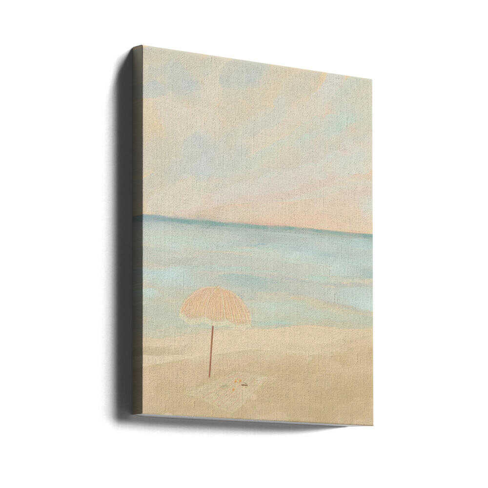 Tranquil Shoreline - Stretched Canvas Poster or Fine Art Print