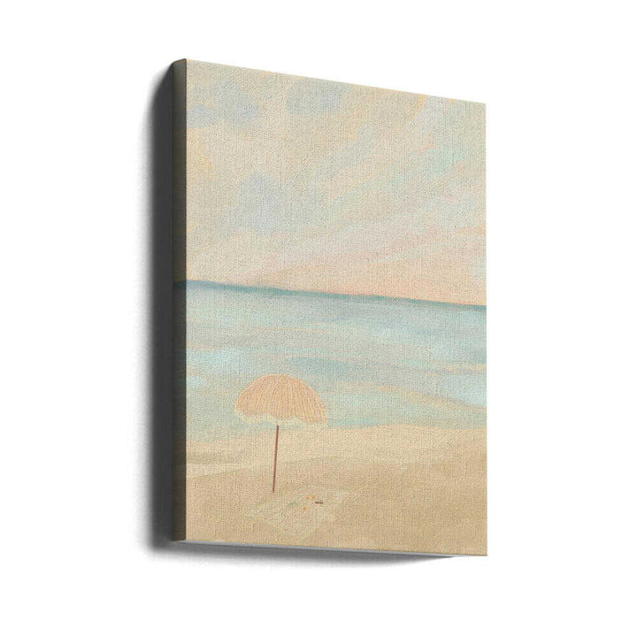 Tranquil Shoreline - Stretched Canvas Poster or Fine Art Print