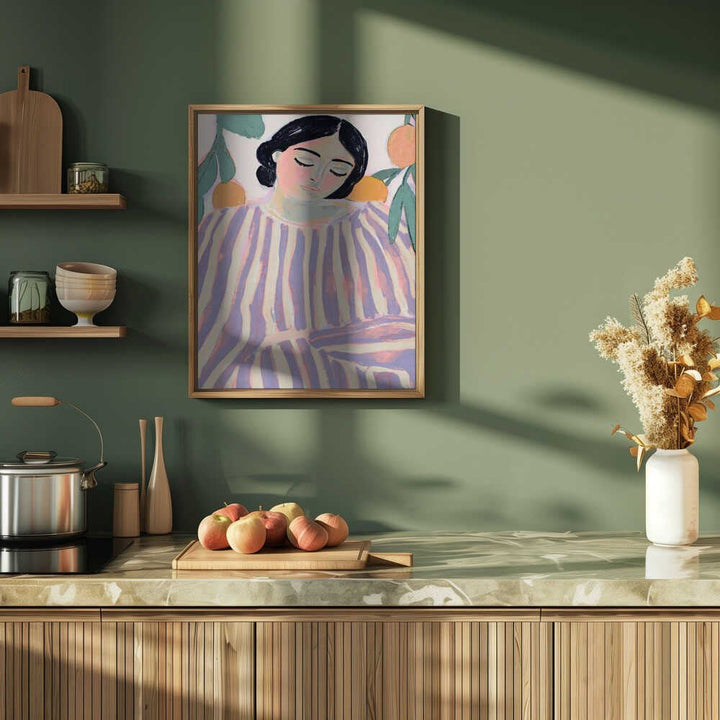 Tranquil Stripes - Stretched Canvas, Poster or Fine Art Print - I Heart Wall Art - Poster Print, Canvas Print or Framed Art Print