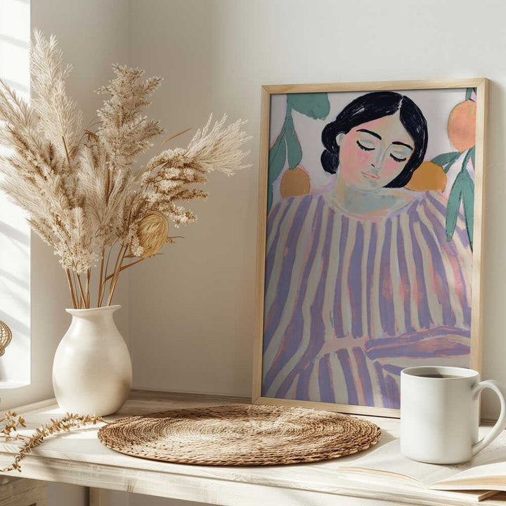 Tranquil Stripes - Stretched Canvas, Poster or Fine Art Print - I Heart Wall Art - Poster Print, Canvas Print or Framed Art Print