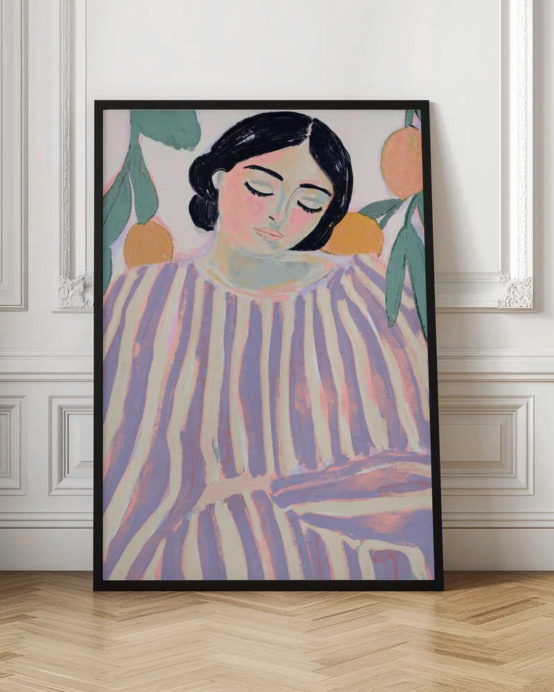Tranquil Stripes - Stretched Canvas, Poster or Fine Art Print - I Heart Wall Art - Poster Print, Canvas Print or Framed Art Print