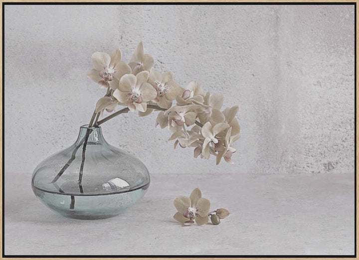 Tranquility - Floral Photographic Stretched Canvas Poster or Fine Art Print