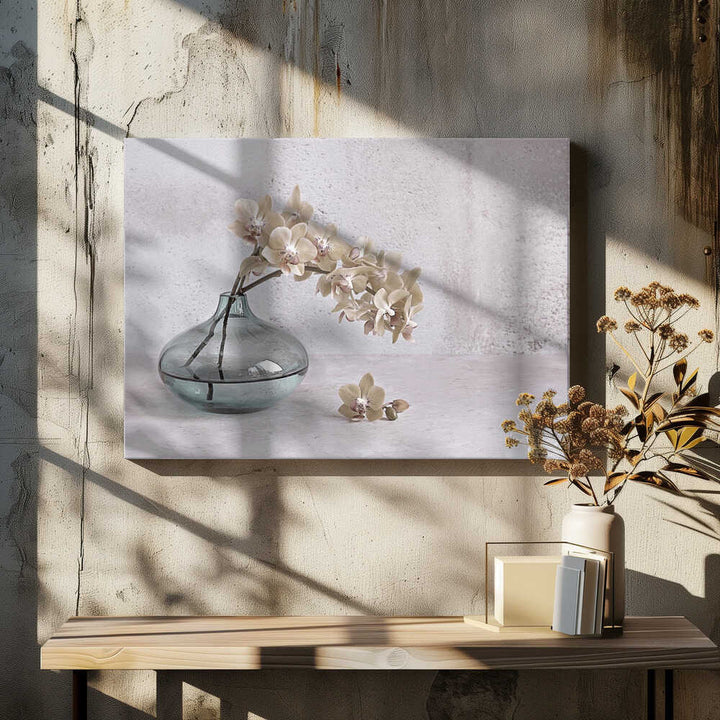 Tranquility - Floral Photographic Stretched Canvas Poster or Fine Art Print