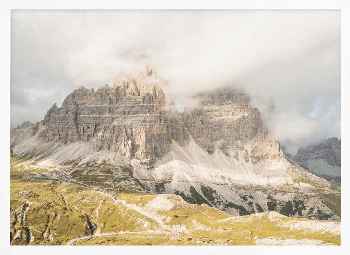 Tre Cime Dolomites - Stretched Canvas, Poster or Fine Art Print - I Heart Wall Art - Poster Print, Canvas Print or Framed Art Print