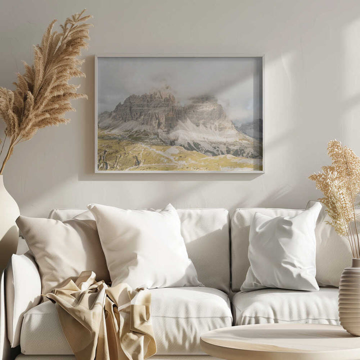 Tre Cime Dolomites - Stretched Canvas, Poster or Fine Art Print - I Heart Wall Art - Poster Print, Canvas Print or Framed Art Print