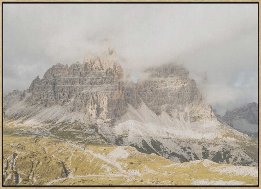 Tre Cime Dolomites - Stretched Canvas, Poster or Fine Art Print - I Heart Wall Art - Poster Print, Canvas Print or Framed Art Print