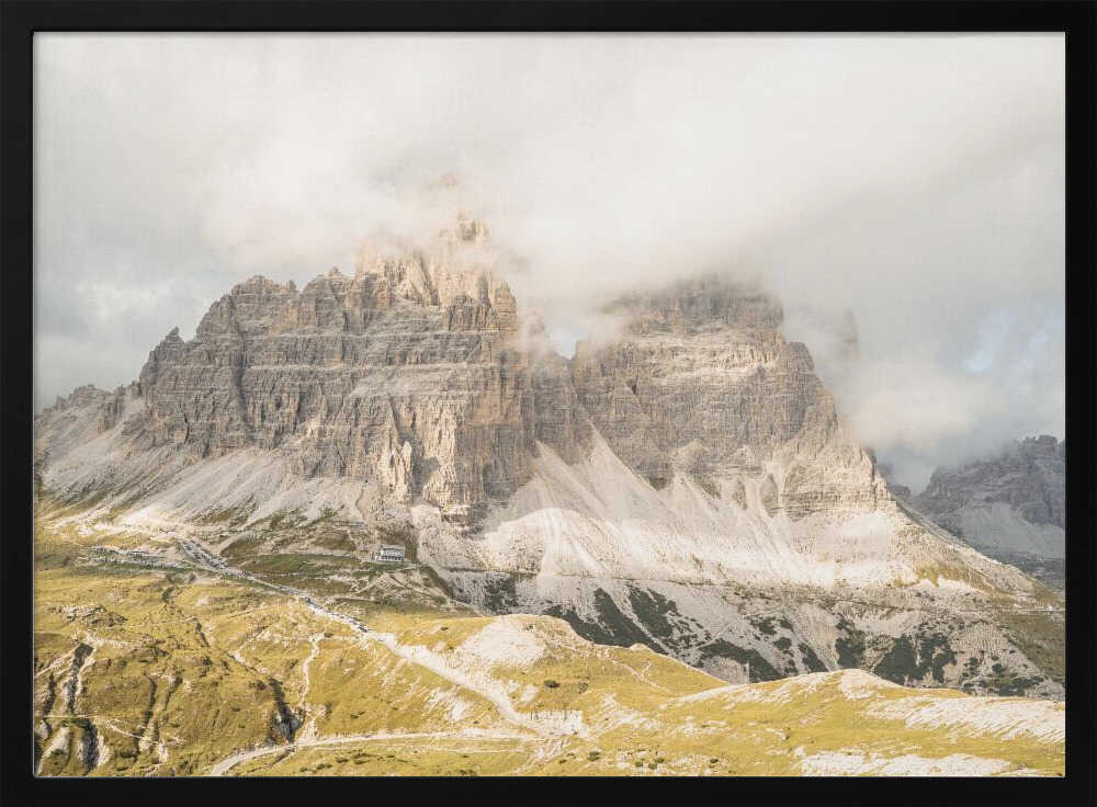 Tre Cime Dolomites - Stretched Canvas, Poster or Fine Art Print - I Heart Wall Art - Poster Print, Canvas Print or Framed Art Print