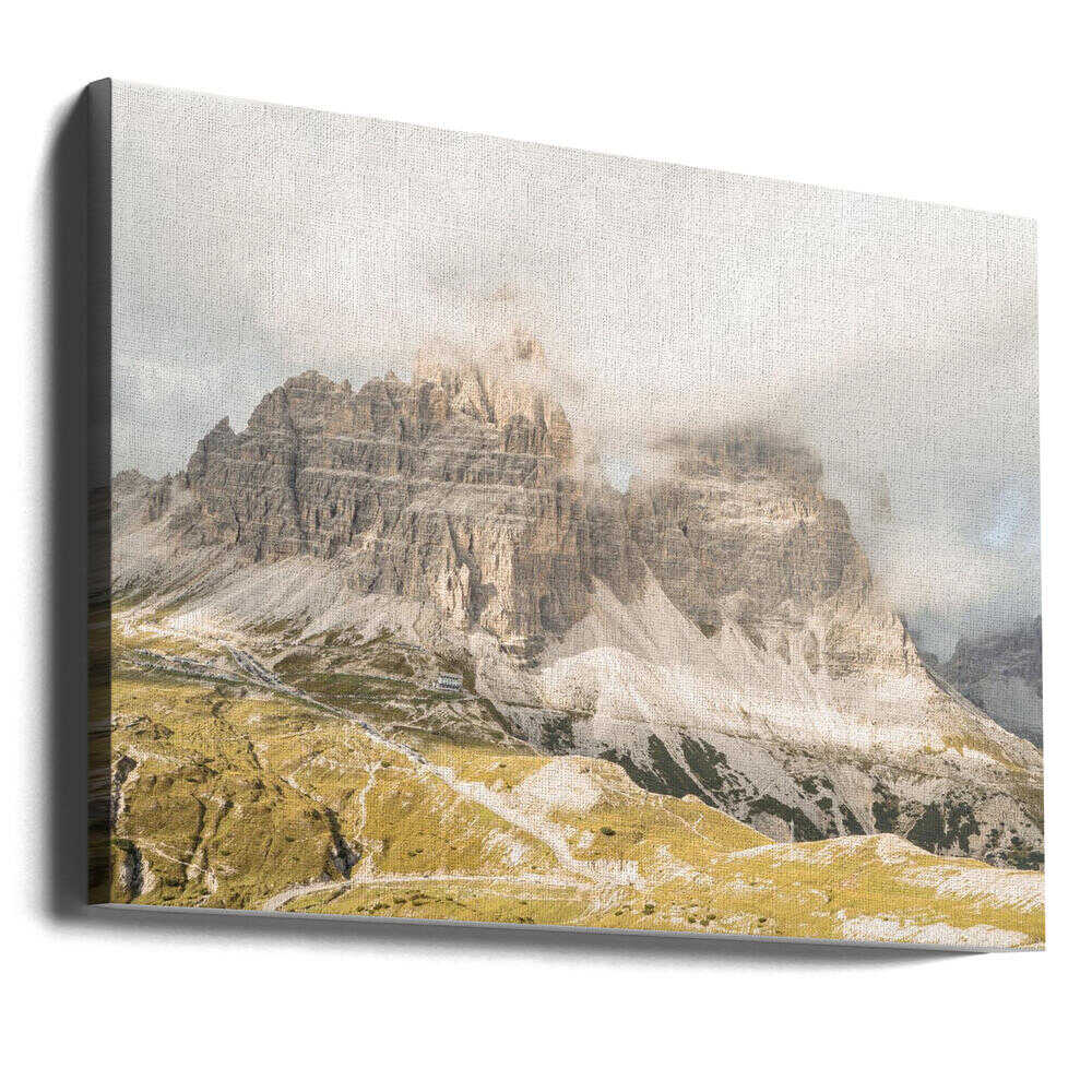 Tre Cime Dolomites - Stretched Canvas, Poster or Fine Art Print - I Heart Wall Art - Poster Print, Canvas Print or Framed Art Print