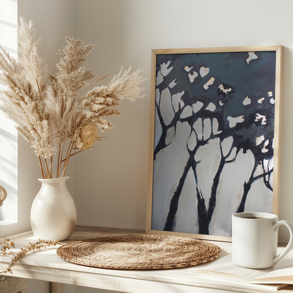 Tree Silhouette Dance - Stretched Canvas, Poster or Fine Art Print - I Heart Wall Art - Poster Print, Canvas Print or Framed Art Print