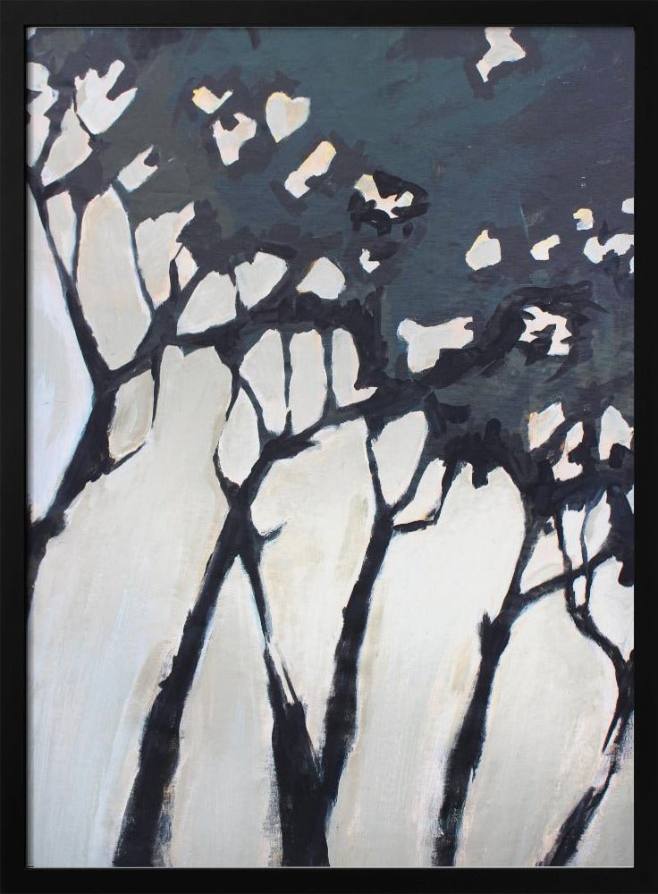 Tree Silhouette Dance - Stretched Canvas, Poster or Fine Art Print - I Heart Wall Art - Poster Print, Canvas Print or Framed Art Print