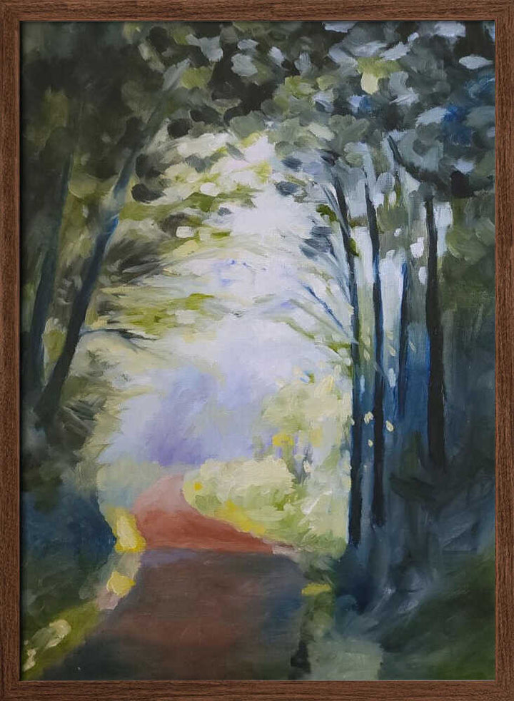 Tree Tunnel - Stretched Canvas, Poster or Fine Art Print - I Heart Wall Art - Poster Print, Canvas Print or Framed Art Print