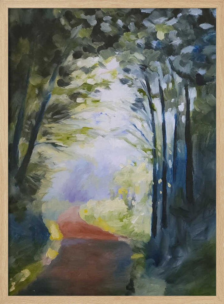 Tree Tunnel - Stretched Canvas, Poster or Fine Art Print - I Heart Wall Art - Poster Print, Canvas Print or Framed Art Print
