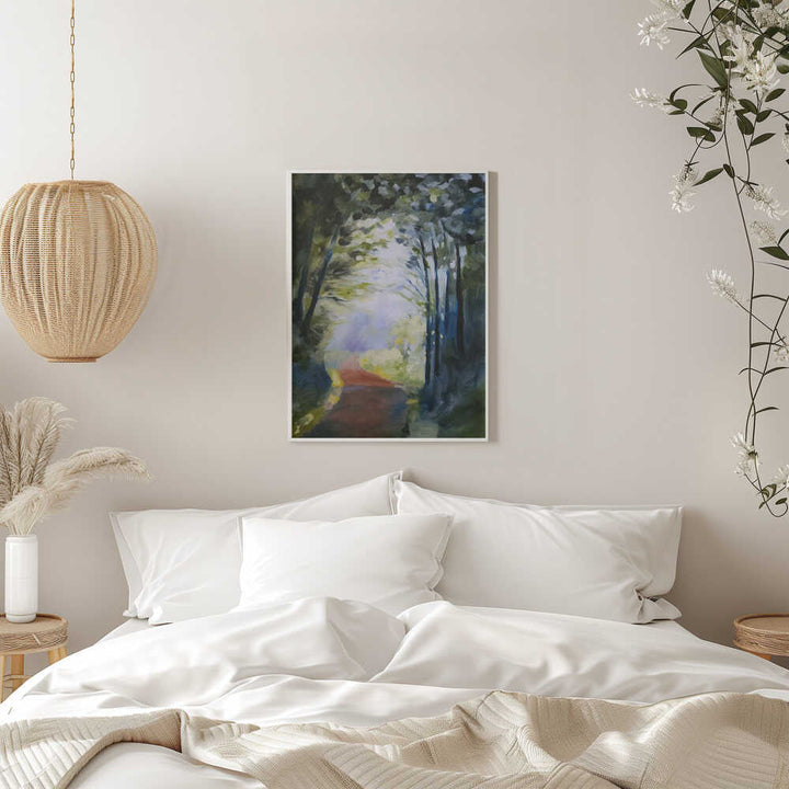Tree Tunnel - Stretched Canvas, Poster or Fine Art Print - I Heart Wall Art - Poster Print, Canvas Print or Framed Art Print