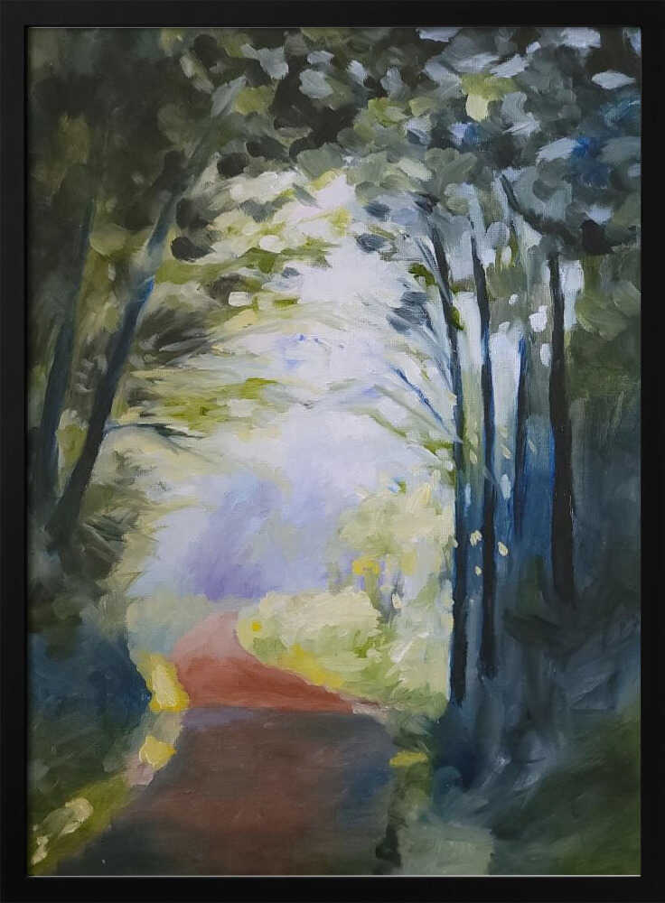 Tree Tunnel - Stretched Canvas, Poster or Fine Art Print - I Heart Wall Art - Poster Print, Canvas Print or Framed Art Print