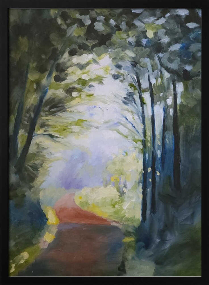 Tree Tunnel - Stretched Canvas, Poster or Fine Art Print - I Heart Wall Art - Poster Print, Canvas Print or Framed Art Print