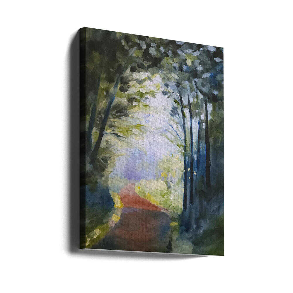 Tree Tunnel - Stretched Canvas, Poster or Fine Art Print - I Heart Wall Art - Poster Print, Canvas Print or Framed Art Print
