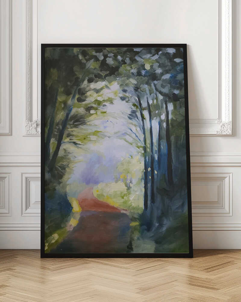 Tree Tunnel - Stretched Canvas, Poster or Fine Art Print - I Heart Wall Art - Poster Print, Canvas Print or Framed Art Print