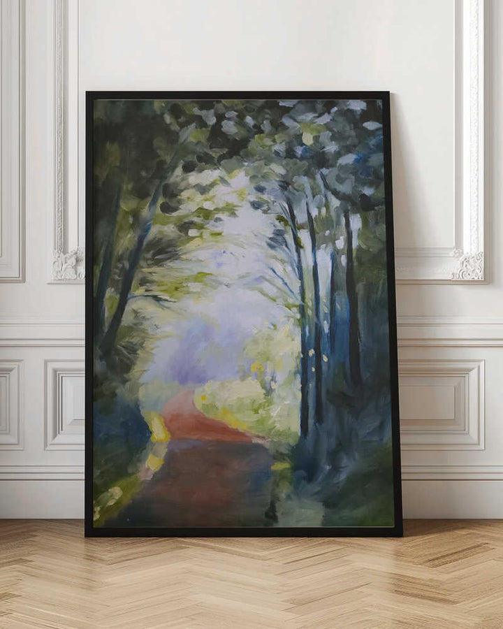 Tree Tunnel - Stretched Canvas, Poster or Fine Art Print - I Heart Wall Art - Poster Print, Canvas Print or Framed Art Print