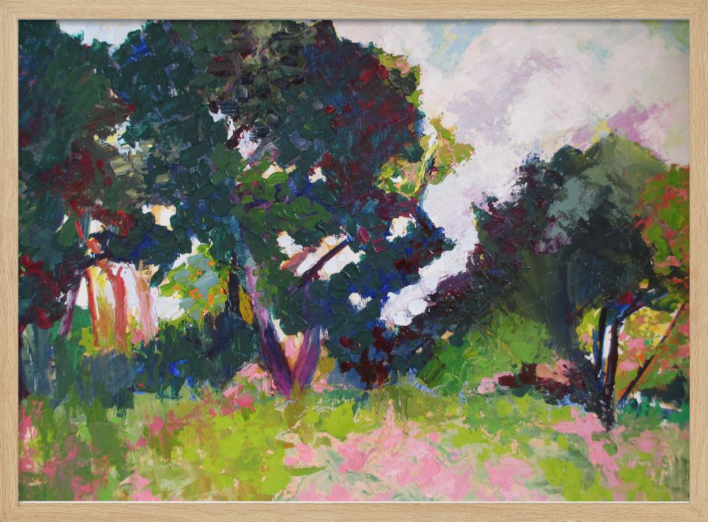 Trees In the Distance - Stretched Canvas, Poster or Fine Art Print I Heart Wall Art