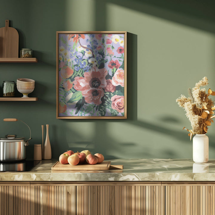Tropical Bouqet - Stretched Canvas, Poster or Fine Art Print I Heart Wall Art