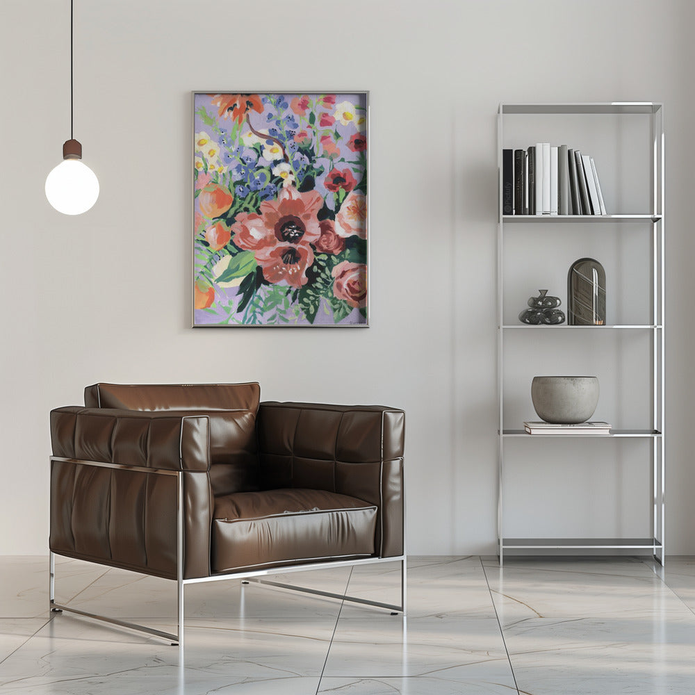 Tropical Bouqet - Stretched Canvas, Poster or Fine Art Print I Heart Wall Art