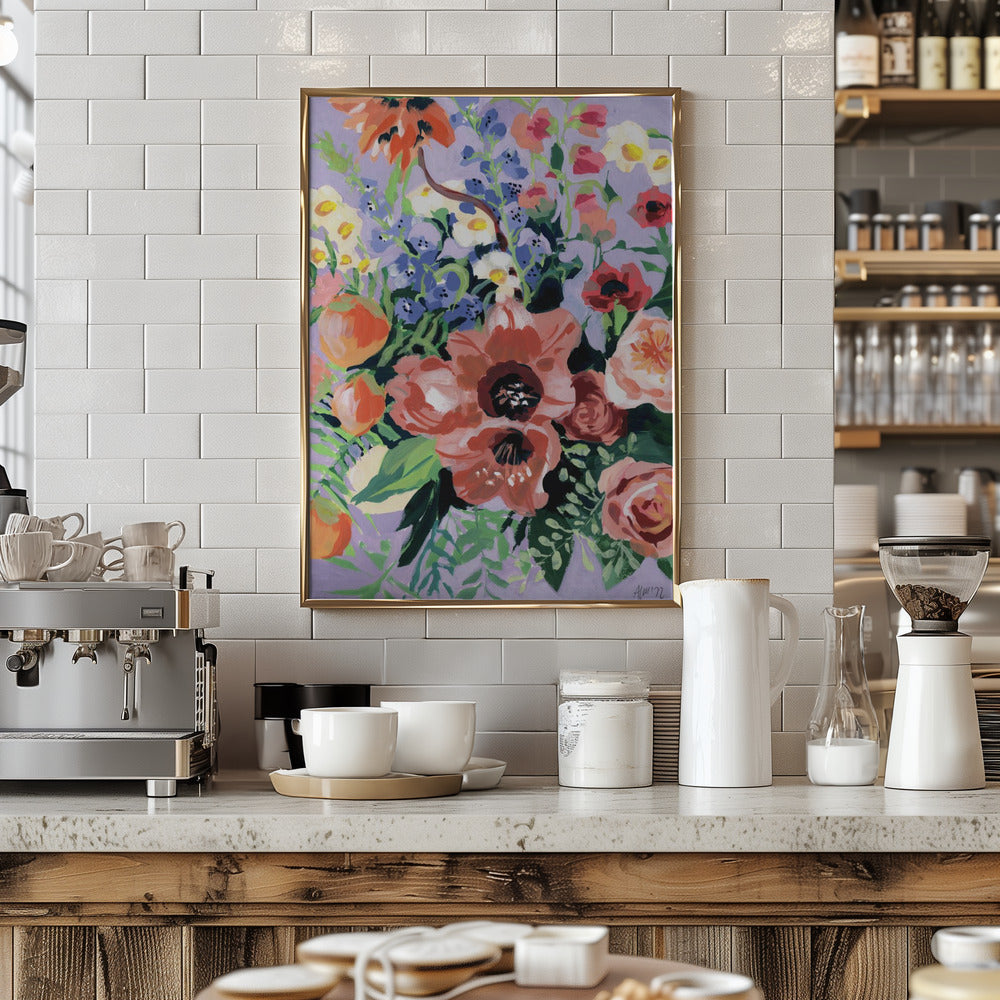 Tropical Bouqet - Stretched Canvas, Poster or Fine Art Print I Heart Wall Art