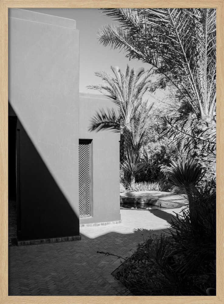 Tropical Garden Walk - Stretched Canvas, Poster or Fine Art Print - I Heart Wall Art - Poster Print, Canvas Print or Framed Art Print