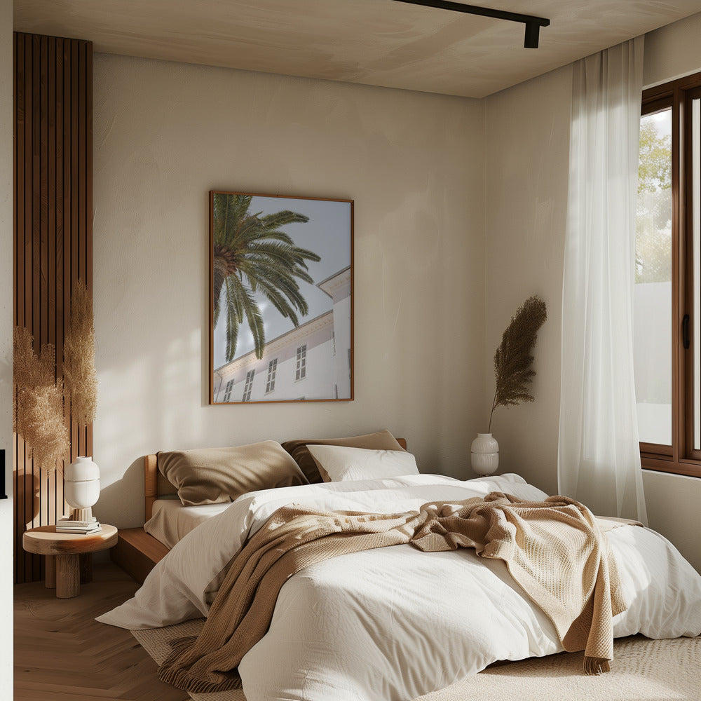 Tropical Menton - Stretched Canvas, Poster or Fine Art Print I Heart Wall Art