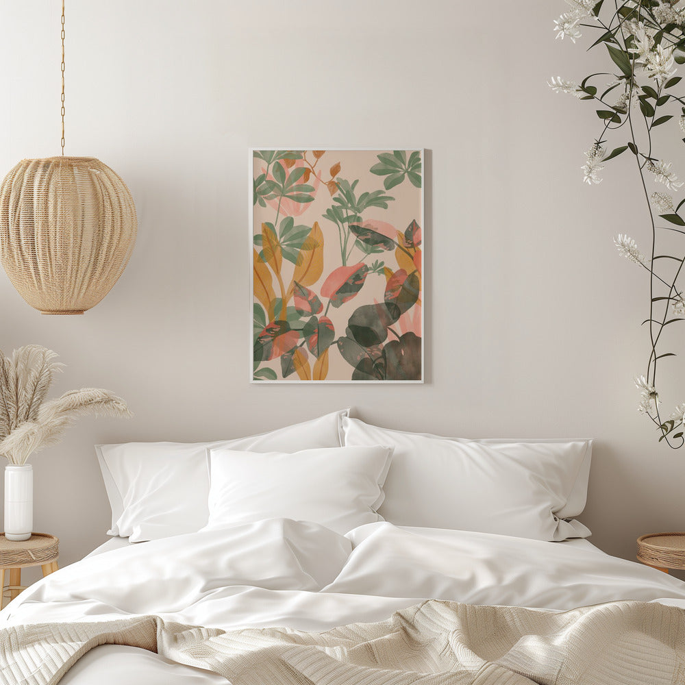 Tropical Mess - Stretched Canvas, Poster or Fine Art Print I Heart Wall Art