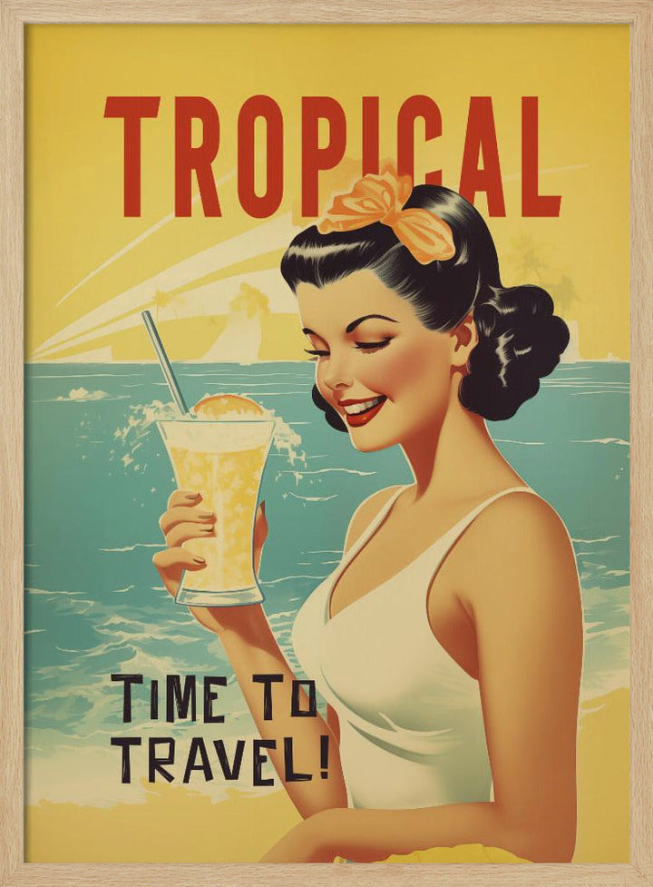 Tropical - Stretched Canvas, Poster or Fine Art Print I Heart Wall Art