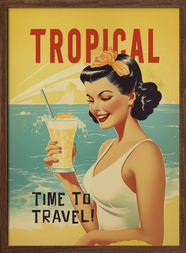 Tropical - Stretched Canvas, Poster or Fine Art Print I Heart Wall Art