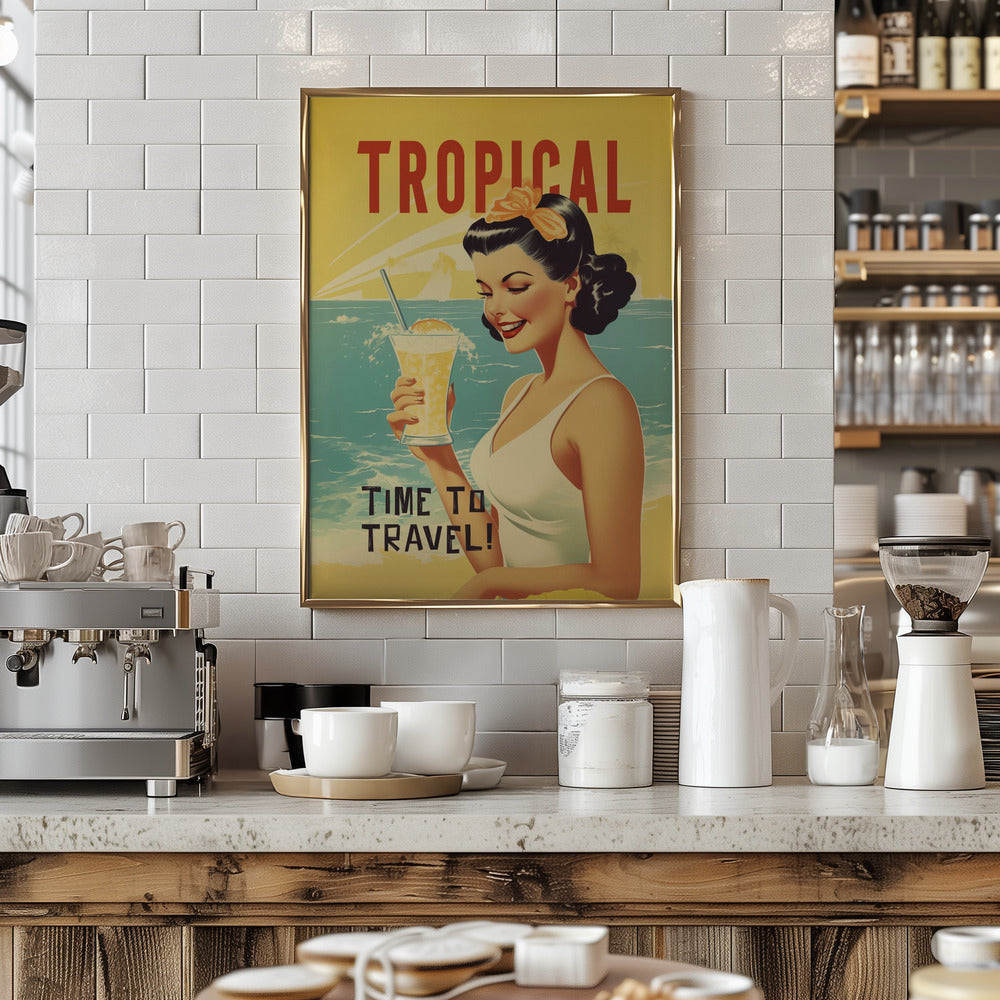 Tropical - Stretched Canvas, Poster or Fine Art Print I Heart Wall Art