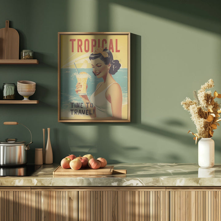 Tropical - Stretched Canvas, Poster or Fine Art Print I Heart Wall Art