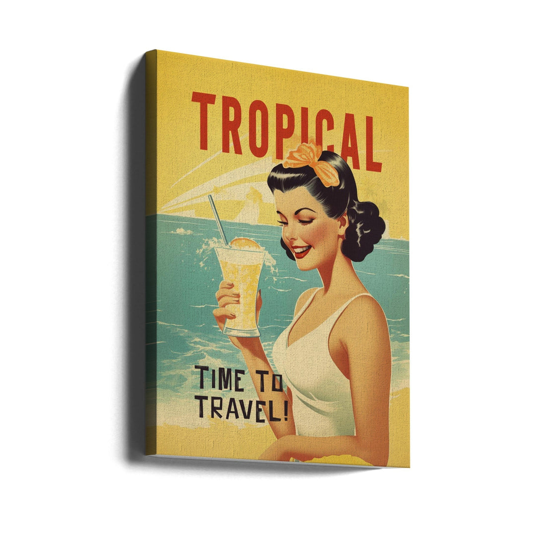 Tropical - Stretched Canvas, Poster or Fine Art Print I Heart Wall Art