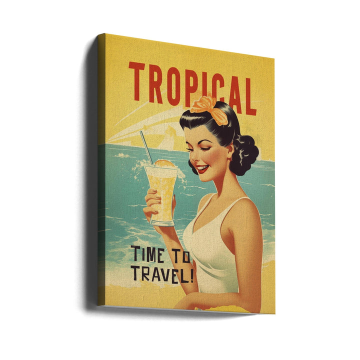 Tropical - Stretched Canvas, Poster or Fine Art Print I Heart Wall Art