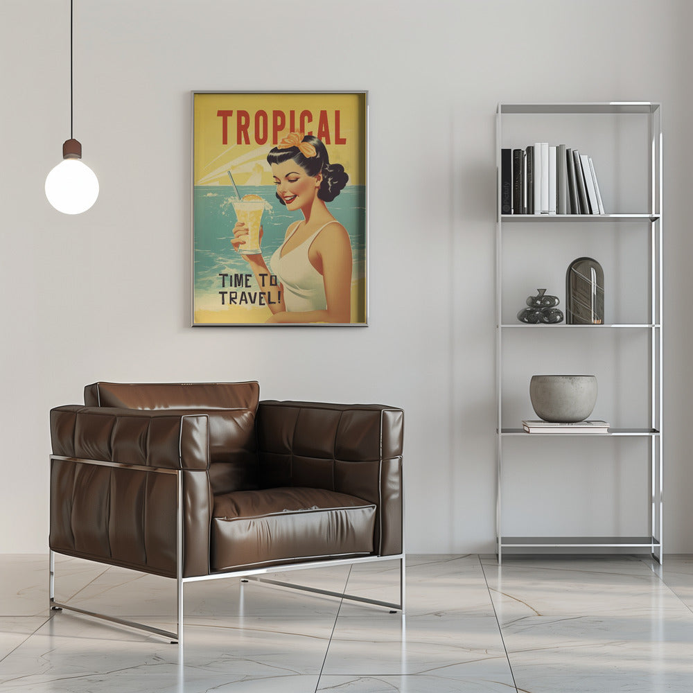 Tropical - Stretched Canvas, Poster or Fine Art Print I Heart Wall Art