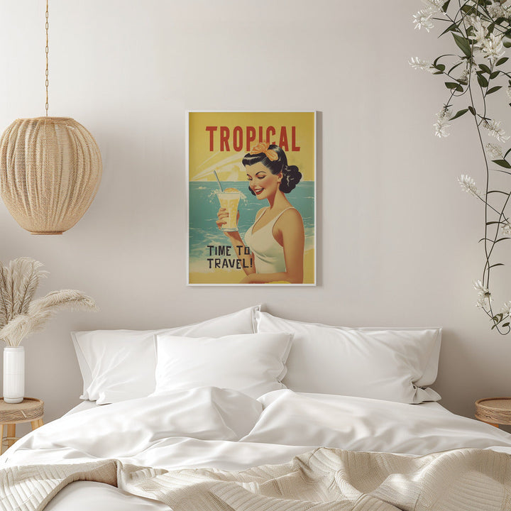 Tropical - Stretched Canvas, Poster or Fine Art Print I Heart Wall Art