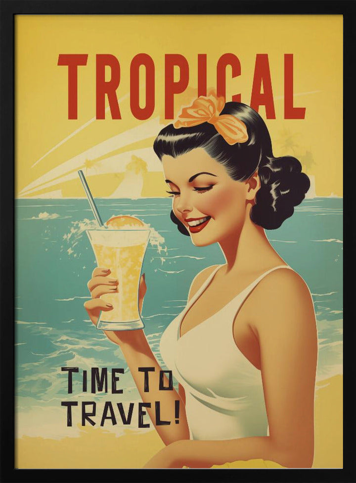 Tropical - Stretched Canvas, Poster or Fine Art Print I Heart Wall Art
