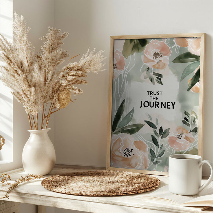 Trustthejourneyno2 - Stretched Canvas, Poster or Fine Art Print I Heart Wall Art