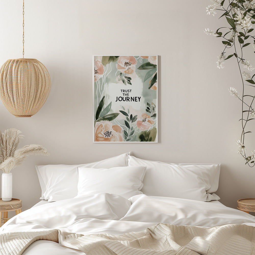 Trustthejourneyno2 - Stretched Canvas, Poster or Fine Art Print I Heart Wall Art