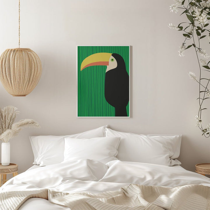 Tucan - Stretched Canvas, Poster or Fine Art Print - I Heart Wall Art - Poster Print, Canvas Print or Framed Art Print