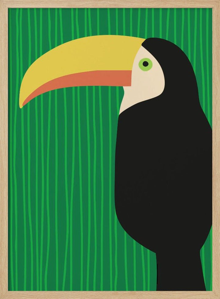 Tucan - Stretched Canvas, Poster or Fine Art Print - I Heart Wall Art - Poster Print, Canvas Print or Framed Art Print
