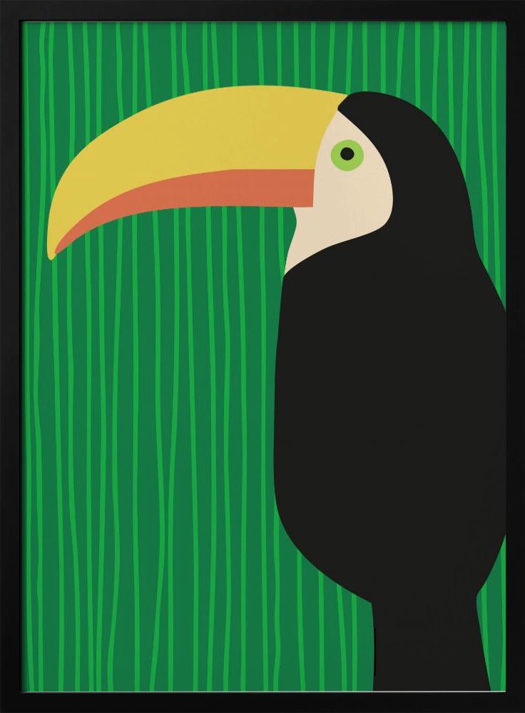 Tucan - Stretched Canvas, Poster or Fine Art Print - I Heart Wall Art - Poster Print, Canvas Print or Framed Art Print