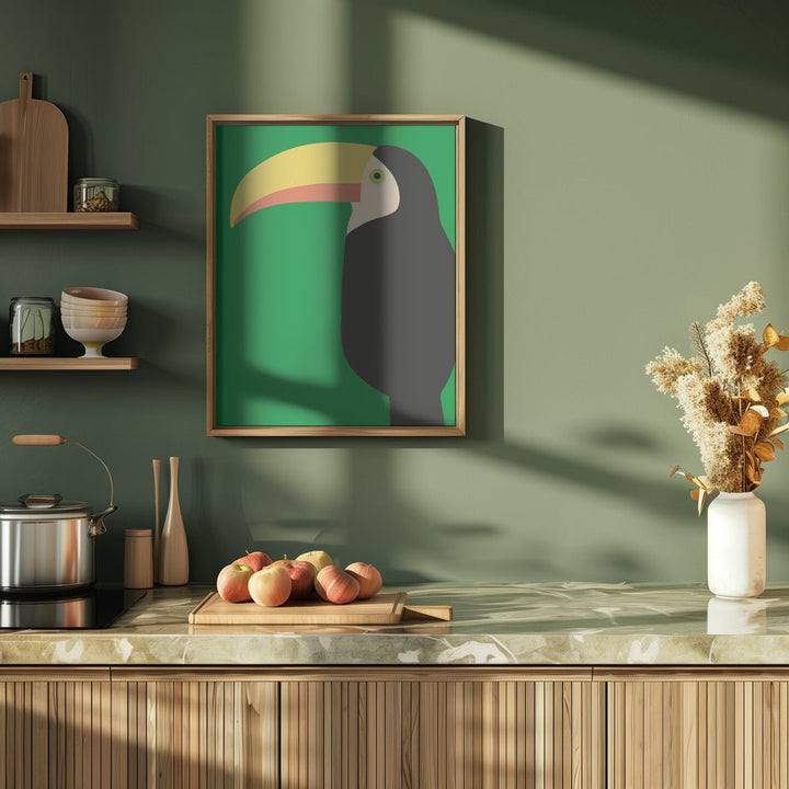Tucan - Stretched Canvas, Poster or Fine Art Print - I Heart Wall Art - Poster Print, Canvas Print or Framed Art Print