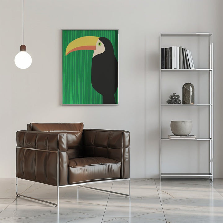 Tucan - Stretched Canvas, Poster or Fine Art Print - I Heart Wall Art - Poster Print, Canvas Print or Framed Art Print