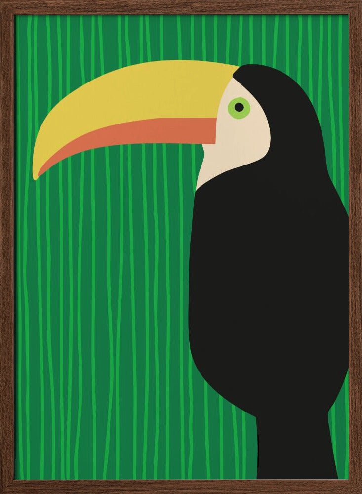 Tucan - Stretched Canvas, Poster or Fine Art Print - I Heart Wall Art - Poster Print, Canvas Print or Framed Art Print