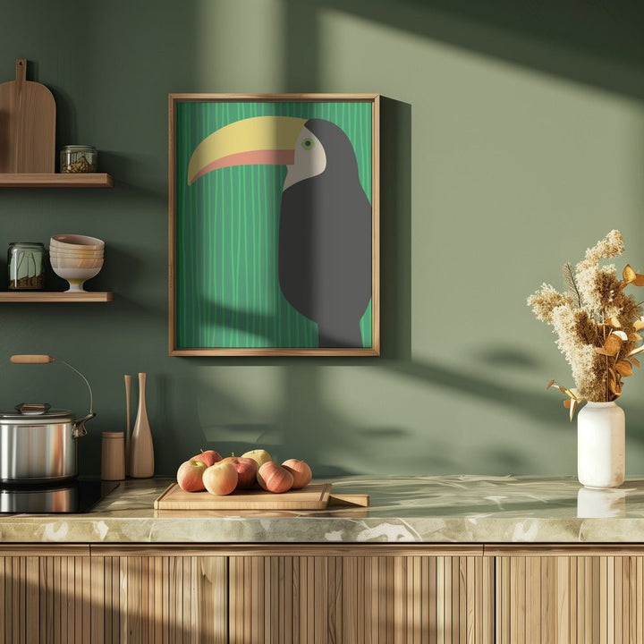 Tucan - Stretched Canvas, Poster or Fine Art Print - I Heart Wall Art - Poster Print, Canvas Print or Framed Art Print